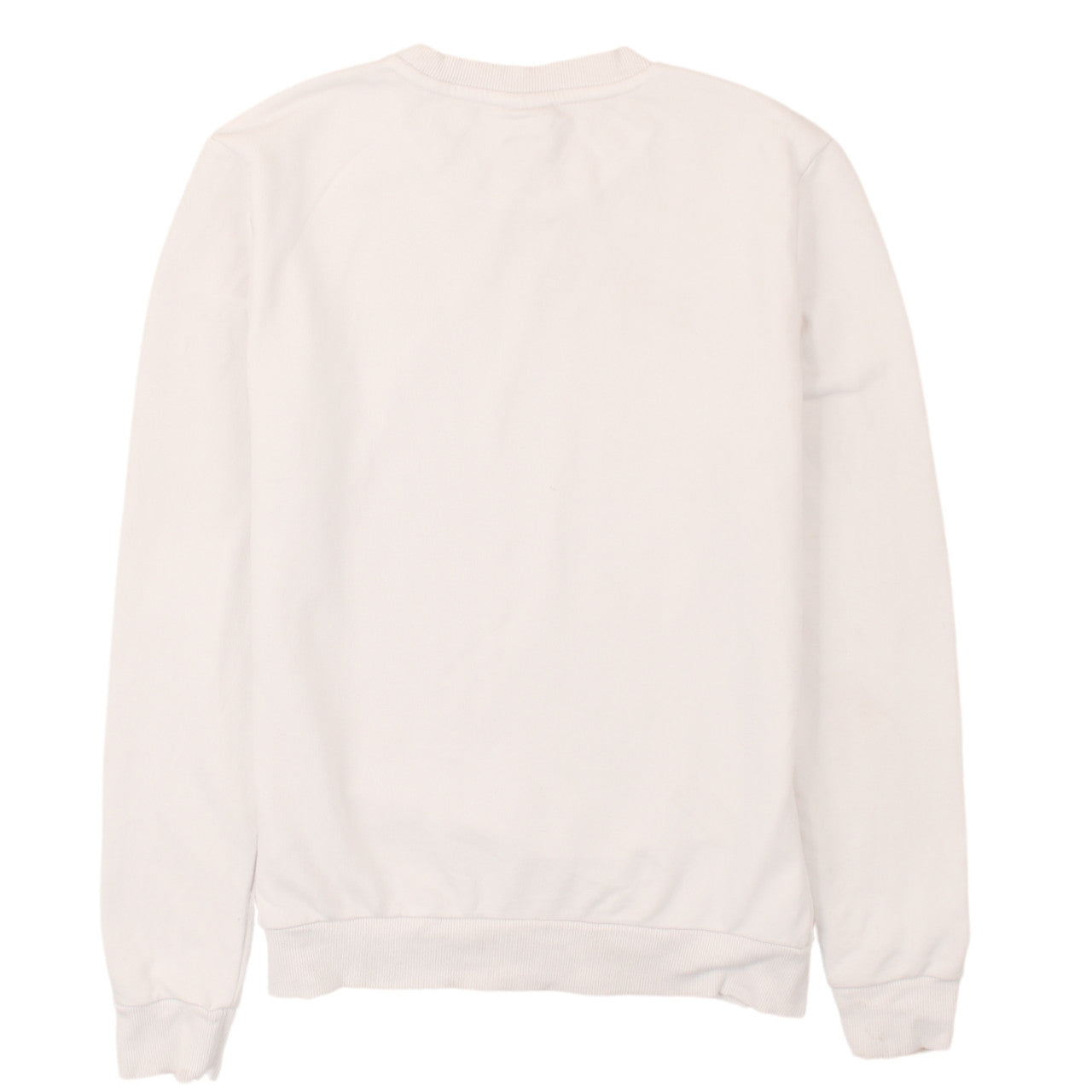 Puma Men's White Crew Neck Pullover Sweatshirt Size S