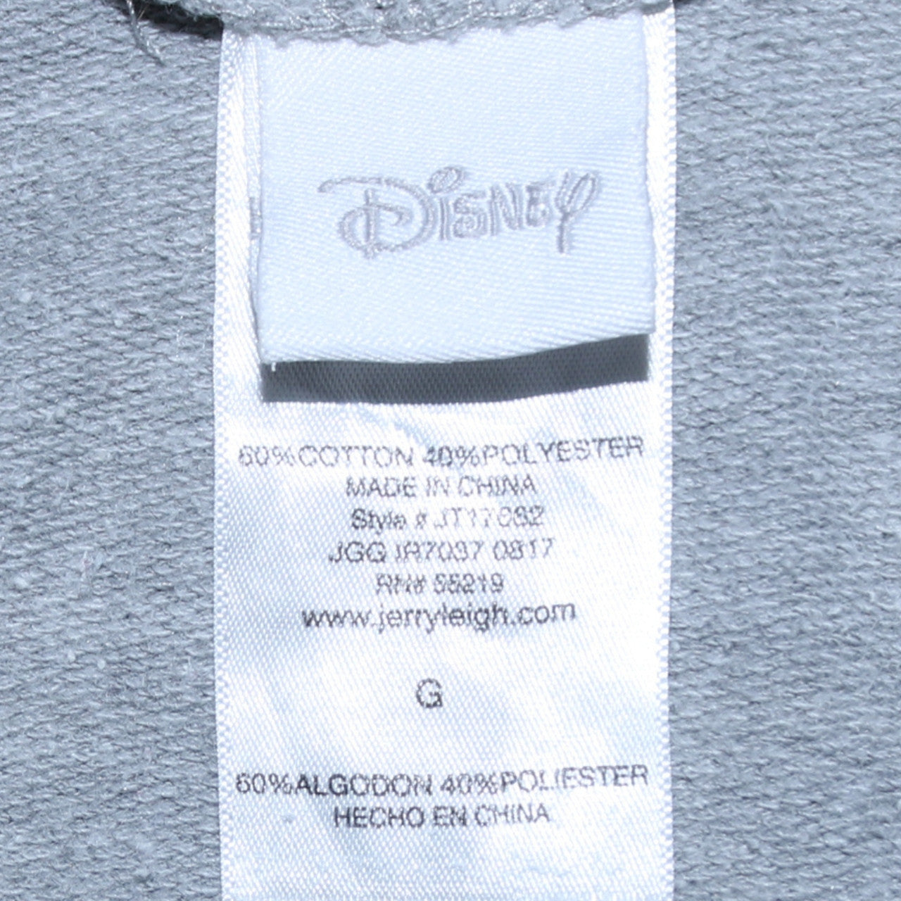 Disney Women Grey Mickey Mouse Pullover Hoodie Size M