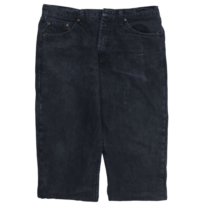 Wrangler Men's Black Denim Chino Shorts Size 34 Regular Fit