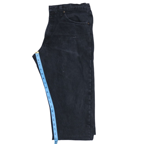 Wrangler Men's Black Denim Chino Shorts Size 34 Regular Fit