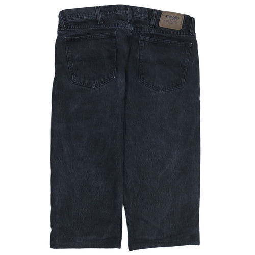 Wrangler Men's Black Denim Chino Shorts Size 34 Regular Fit