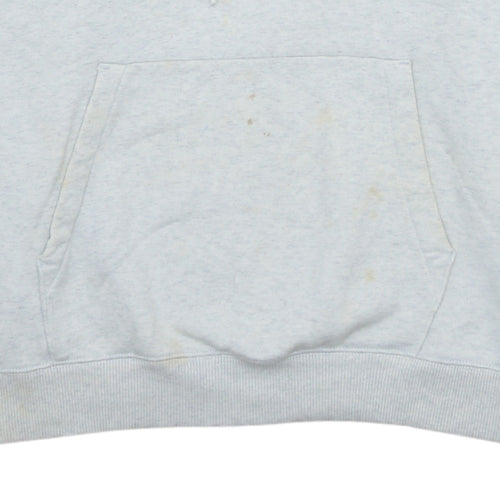 Champion Women's Grey Hoodie Large Pullover Logo Sweatshirt