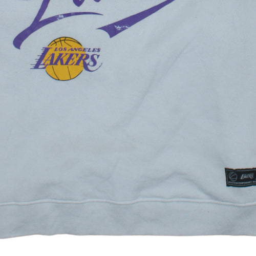 Primark NBA Los Angeles Lakers White Sweatshirt Womens M 12/14 Graphic Print