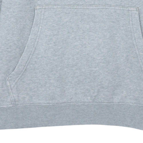 Nike Men Grey Pullover Hoodie Small Regular Fit Sports Fleece