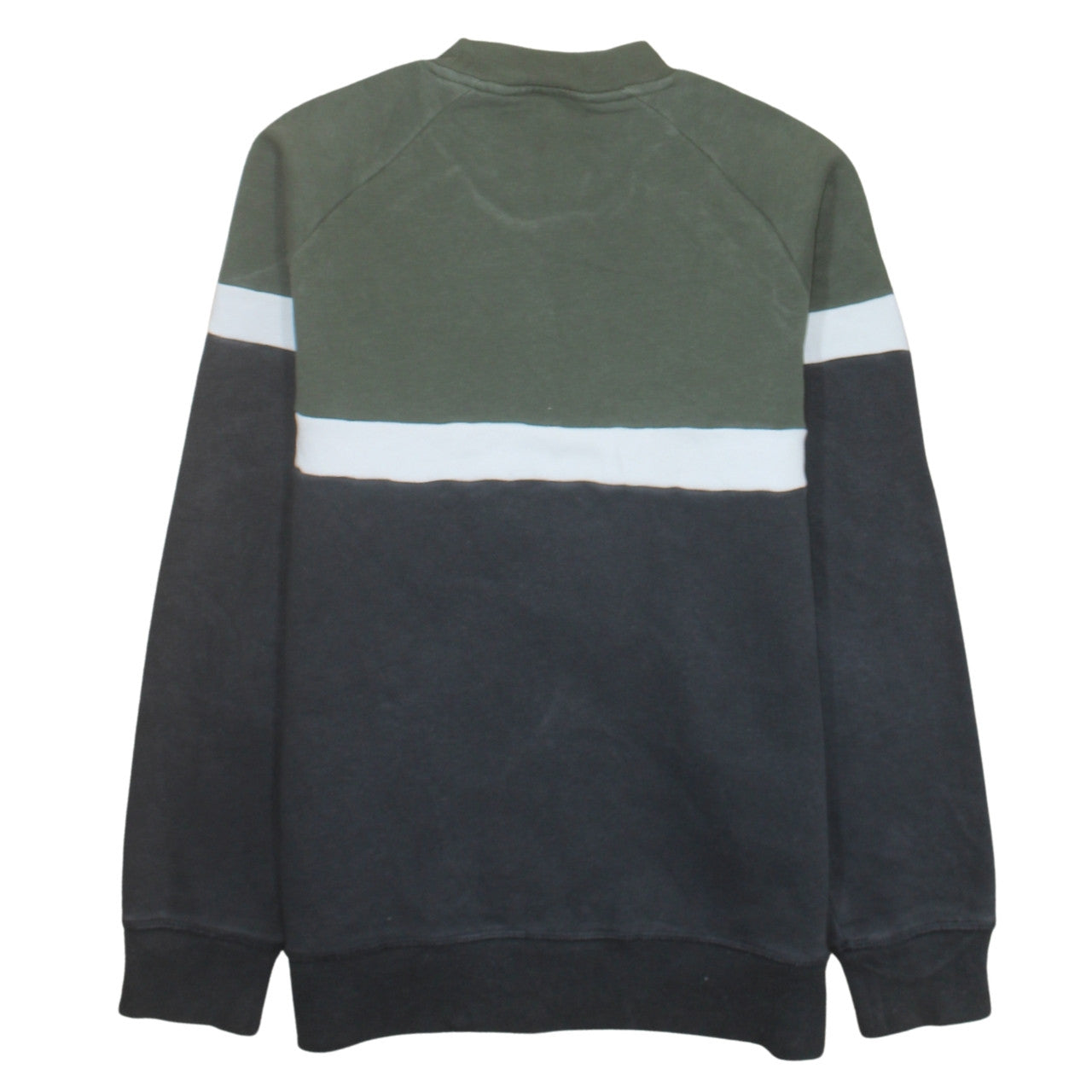 Adidas Mens Green Crew Neck Pullover Sweatshirt Size S