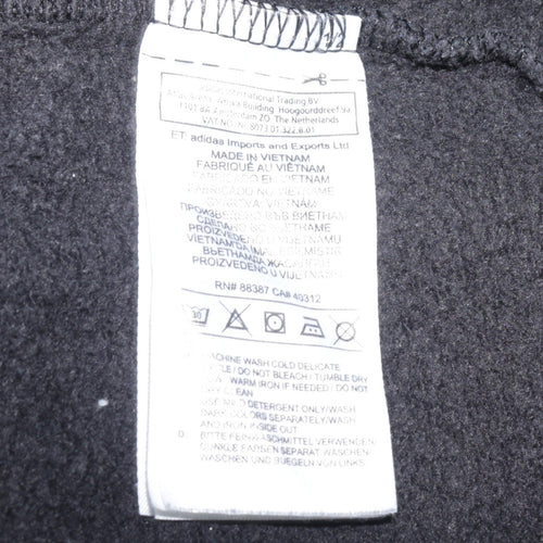 Adidas Mens Green Crew Neck Pullover Sweatshirt Size S