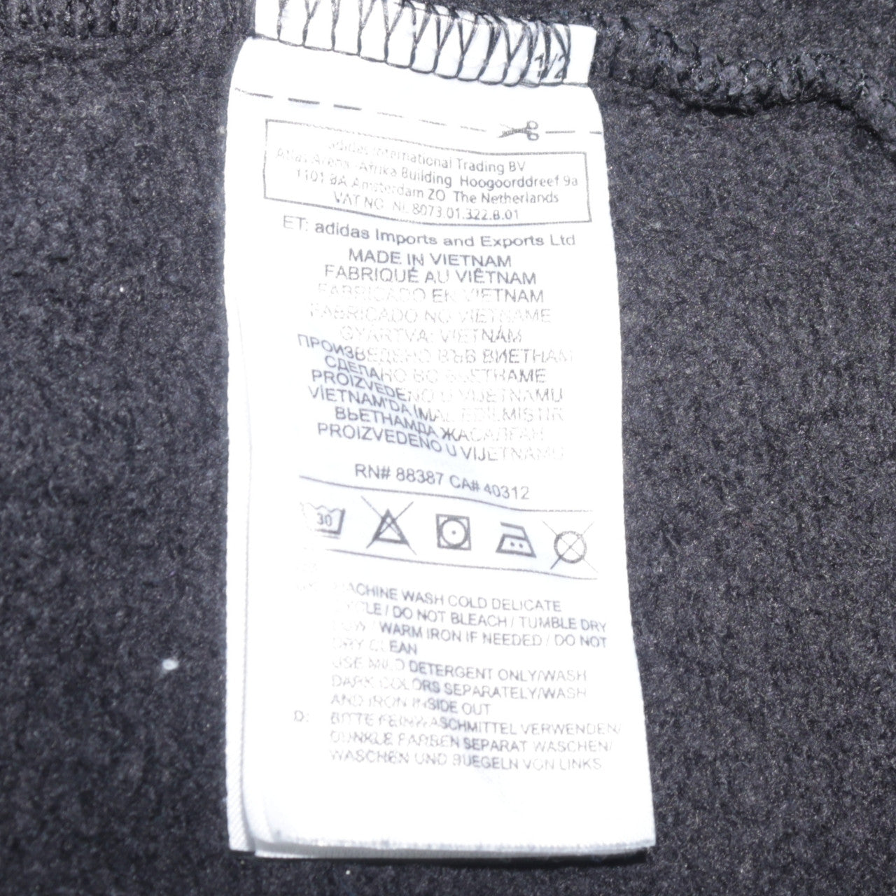 Adidas Mens Green Crew Neck Pullover Sweatshirt Size S