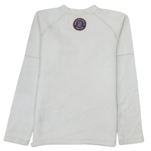 Nike Women Ivory Athletic Logo Pullover Sweatshirt XL