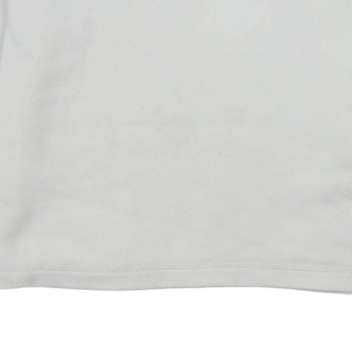 Nike Women Ivory Athletic Logo Pullover Sweatshirt XL