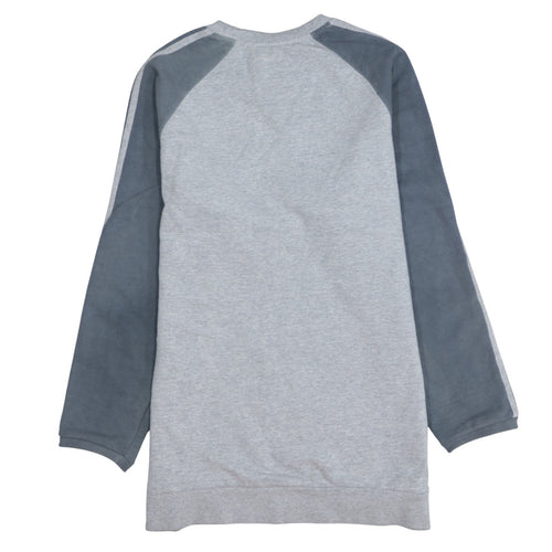 Adidas Men’s Grey Pullover Sweatshirt M Regular Fit Sportswear