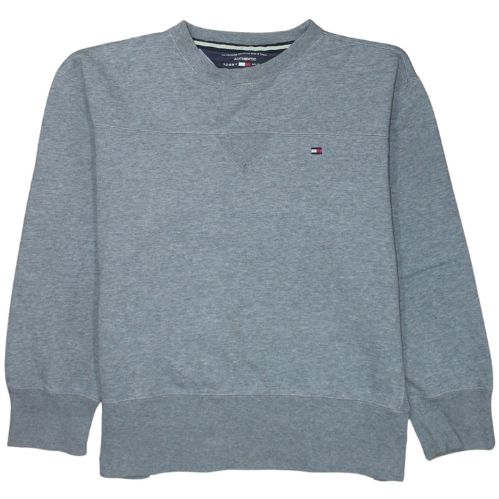 Tommy Hilfiger Men's Grey Regular Fit Crew Neck Sweatshirt M