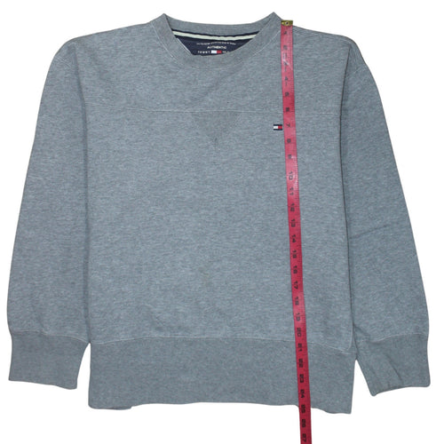 Tommy Hilfiger Men's Grey Regular Fit Crew Neck Sweatshirt M