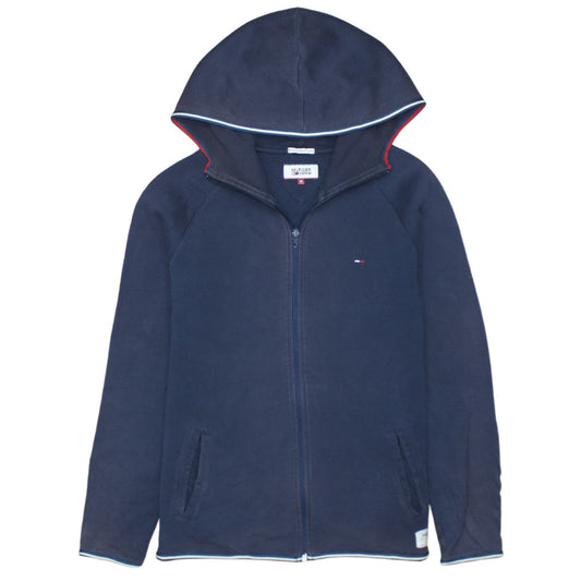 Hilfiger Denim Men's Blue Full Zip Hoodie M Regular Fit