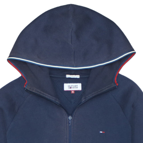 Hilfiger Denim Men's Blue Full Zip Hoodie M Regular Fit