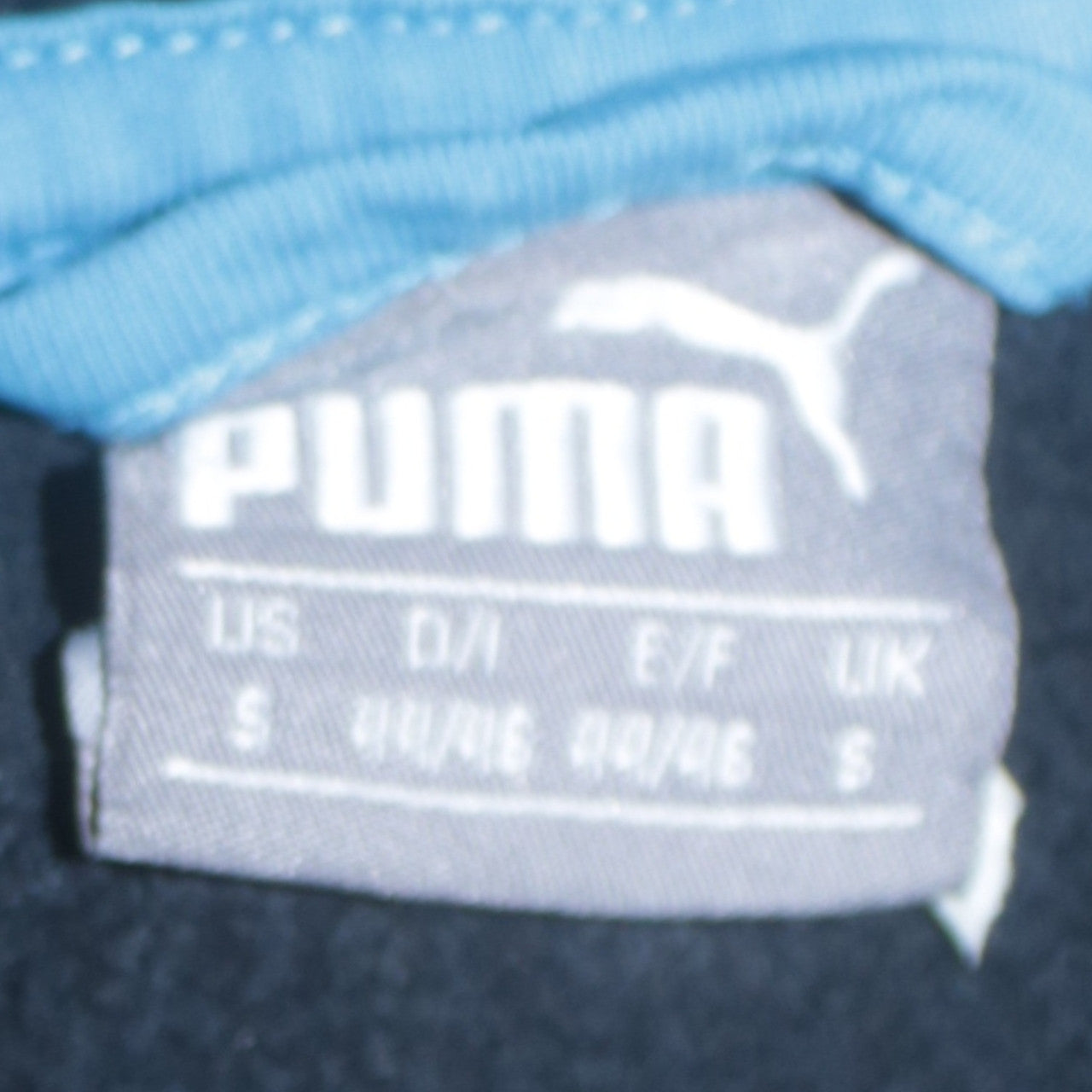 Puma Men's Black Full Zip Hoodie Small Graphic Sportswear