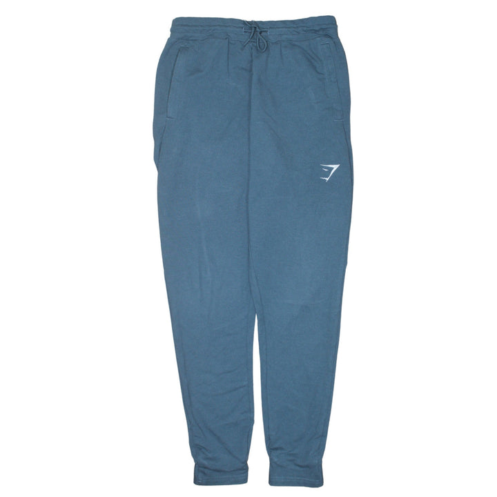 Gymshark Men's Blue Small Jogger Sweatpants Stretch Drawstring Trousers