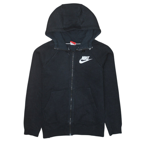 Nike Men's Black Full Zip Hoodie Size M Sports Casual