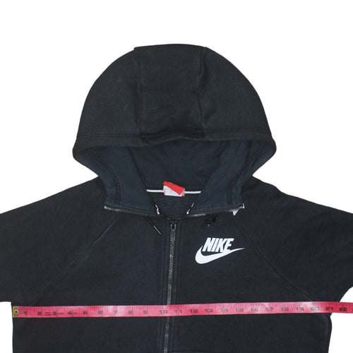Nike Men's Black Full Zip Hoodie Size M Sports Casual