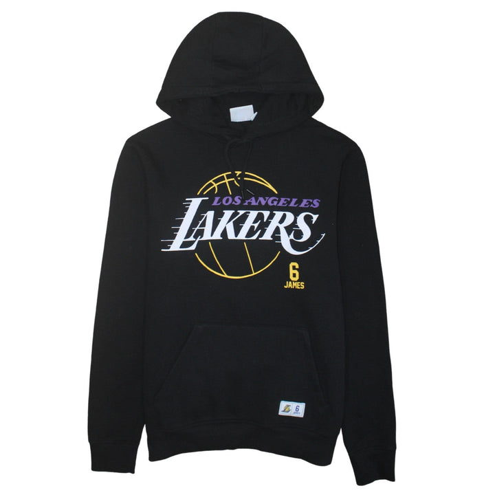 NBA Mens Black Los Angeles Lakers Hoodie Medium Pullover Fleece