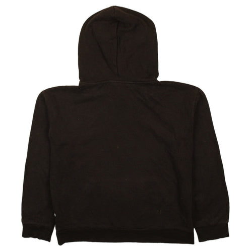 PUMA Teens Black Pullover Hoodie L Logo Cotton Sweatshirt