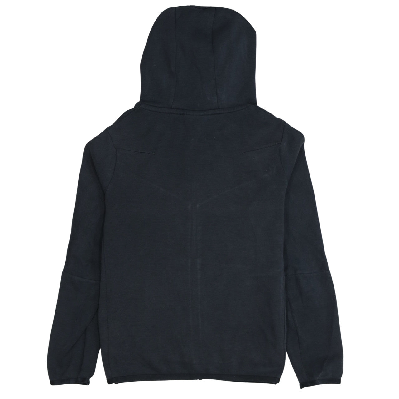 Nike Boys Black Full Zip Hoodie Sweatshirt L 147-158cm Hooded Fleece