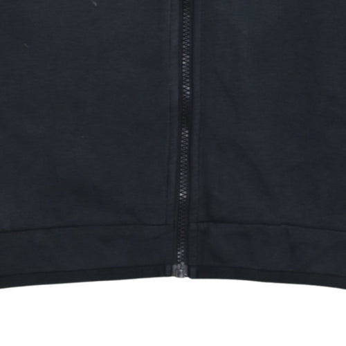 Nike Boys Black Full Zip Hoodie Sweatshirt L 147-158cm Hooded Fleece