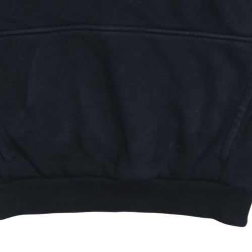 Nike Boys Black Pullover Fleece Hoodie Size 158cm Regular Fit