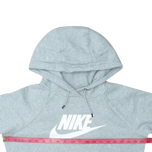 Nike Men's Grey Pullover Hoodie Size S Fleece Sportswear