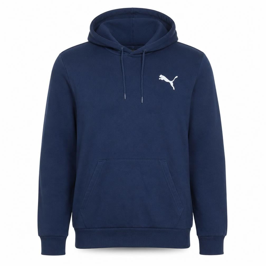 Puma Men's Blue Pullover Hoodie Small Sports Fleece Sweatshirt