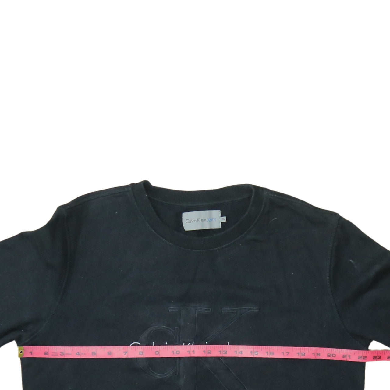 Calvin Klein Jeans Men’s Black XL Pullover Sweatshirt