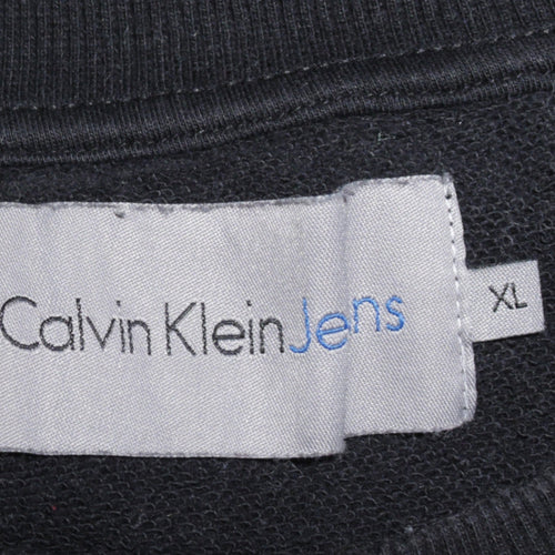 Calvin Klein Jeans Men’s Black XL Pullover Sweatshirt