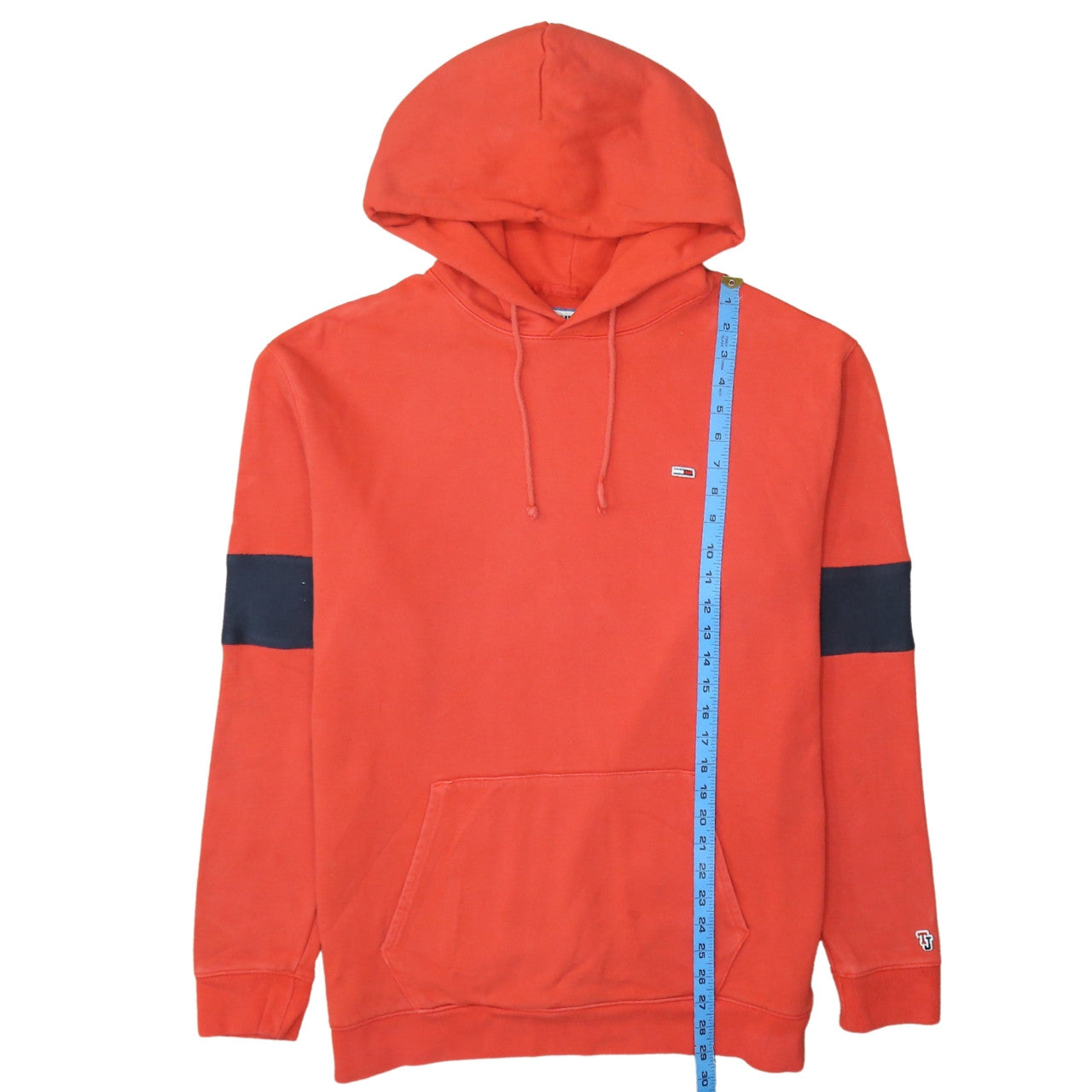 Tommy Jeans Men's Red XL Pullover Hoodie Classic Style