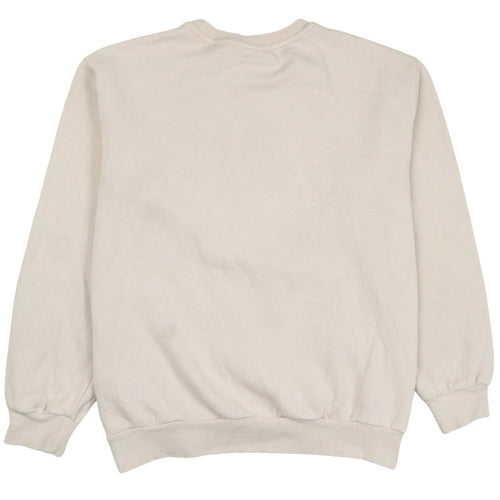 H&M L.O.G.G. Women Beige Mickey Mouse Pullover Sweatshirt S