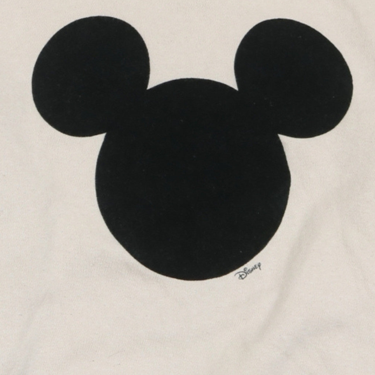 H&M L.O.G.G. Women Beige Mickey Mouse Pullover Sweatshirt S