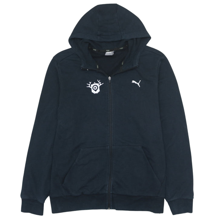 Puma Men's Blue Full Zip Hoodie XL Regular Fit Sportswear
