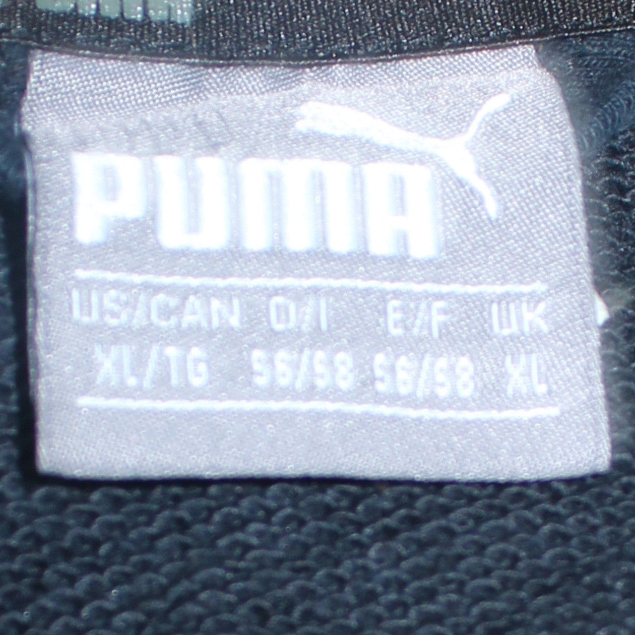 Puma Men's Blue Full Zip Hoodie XL Regular Fit Sportswear