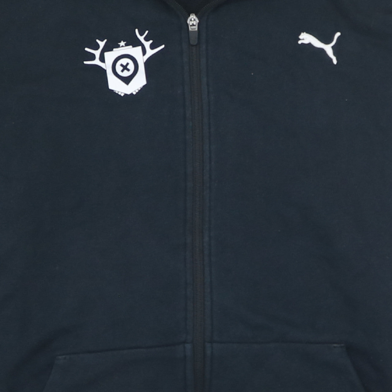 Puma Men's Blue Full Zip Hoodie XL Regular Fit Sportswear