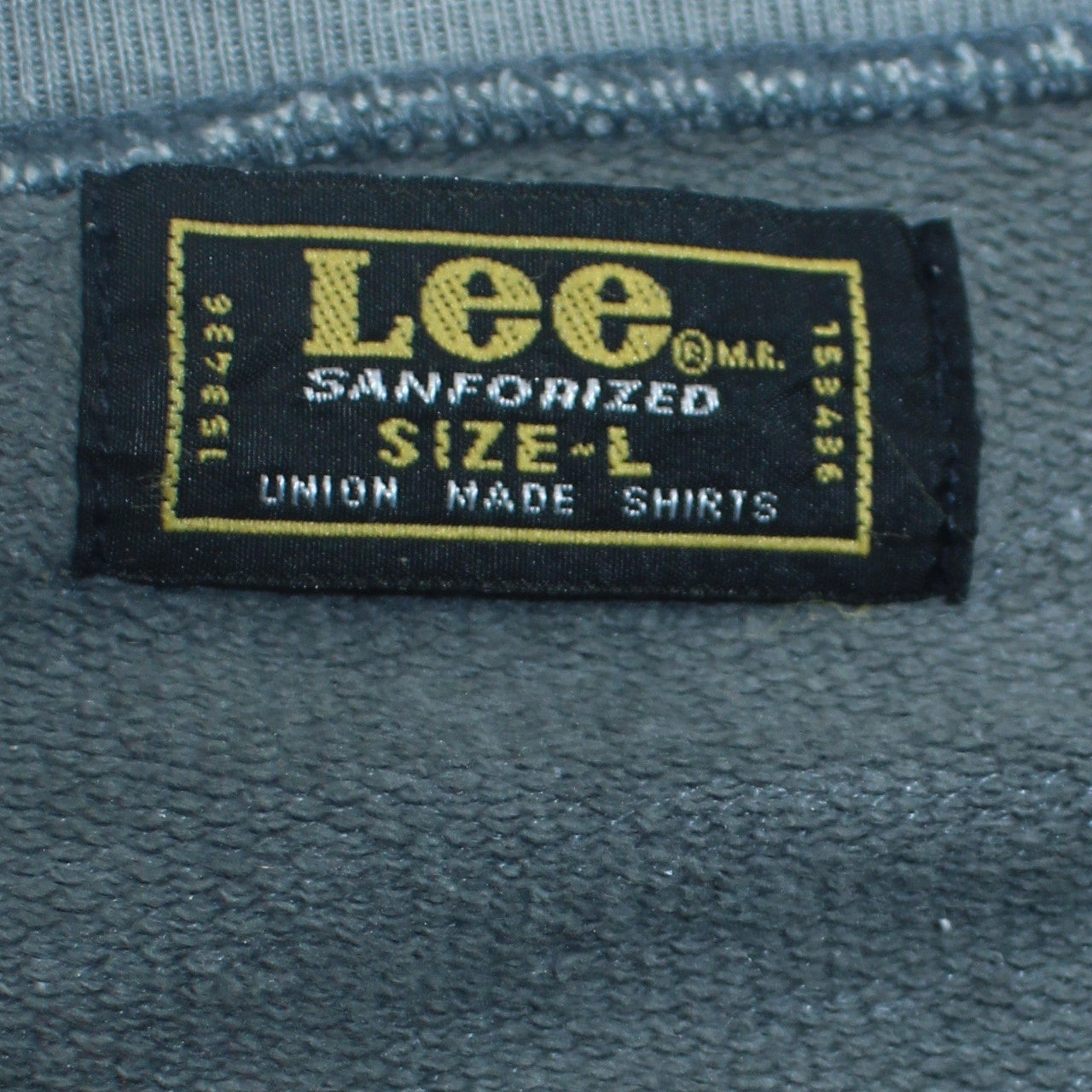 Lee USA Men's Grey Vintage Pullover Crew Neck Sweatshirt L
