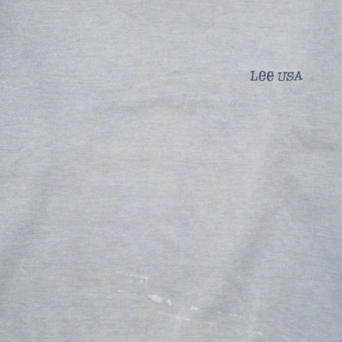 Lee USA Men's Grey Vintage Pullover Crew Neck Sweatshirt L