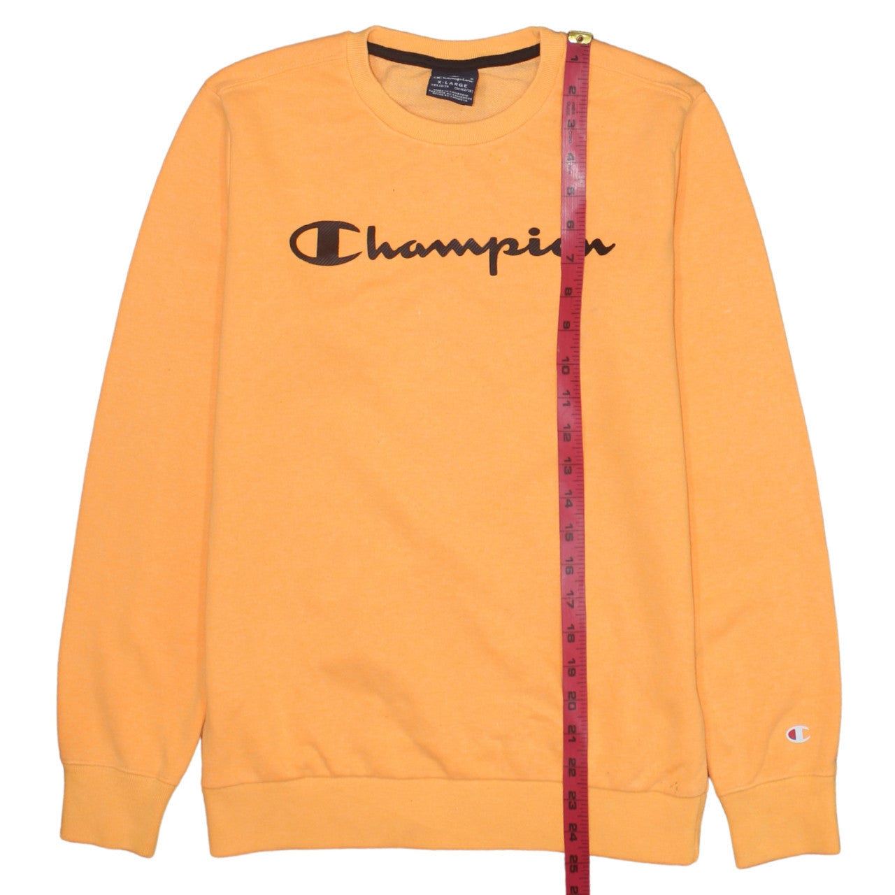 Champion Boys Orange Crew Neck Pullover Sweatshirt 13-14 Years