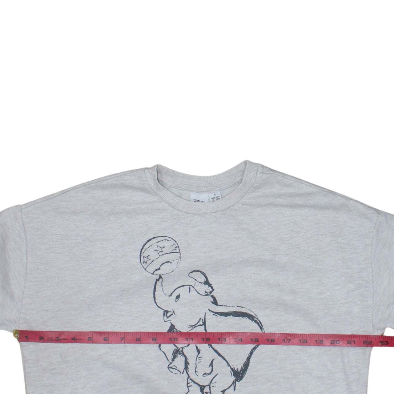 Disney Women’s Grey Dumbo Sweatshirt Small Crew Neck Pullover