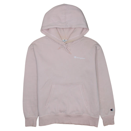 Champion Women's Pink Pullover Hoodie Small Cotton Blend Casual
