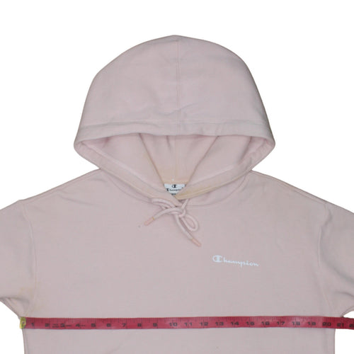 Champion Women's Pink Pullover Hoodie Small Cotton Blend Casual