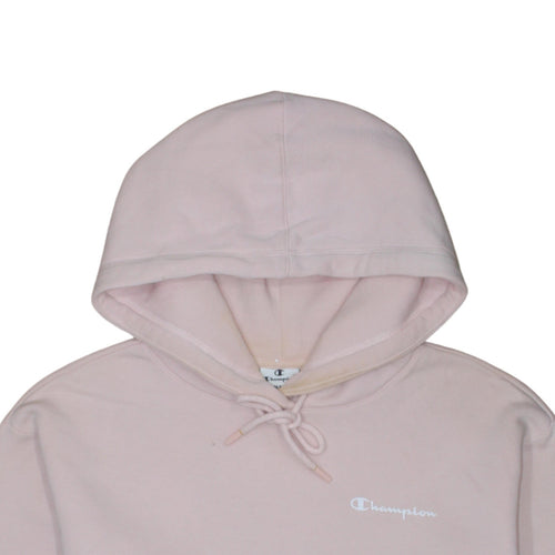 Champion Women's Pink Pullover Hoodie Small Cotton Blend Casual