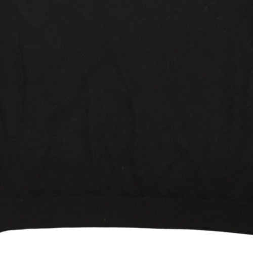Hugo Boss Men's Black Slim Fit Wool V-Neck Jumper Size L