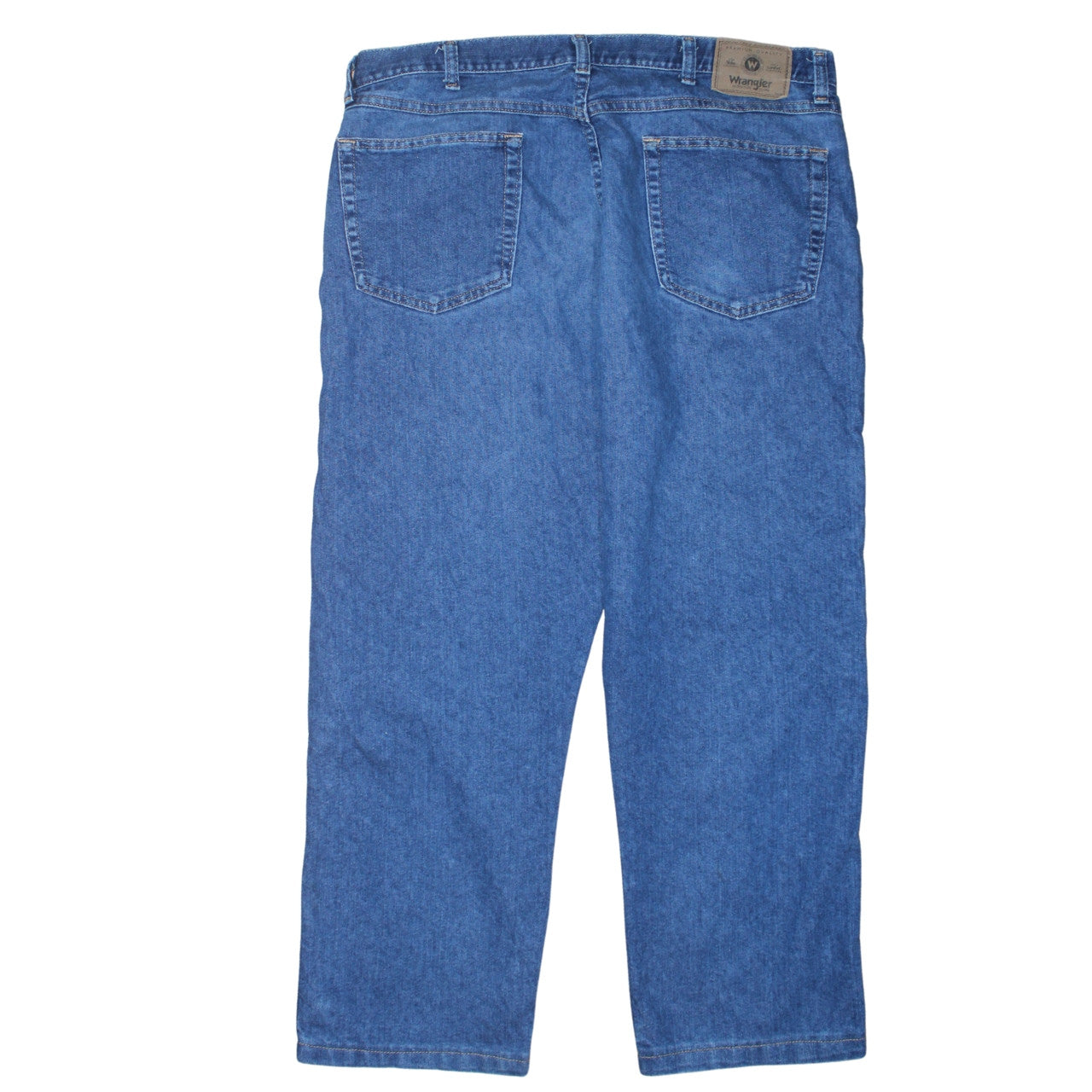 Wrangler Men's Blue Regular Fit Straight Denim Jeans 38W 30L