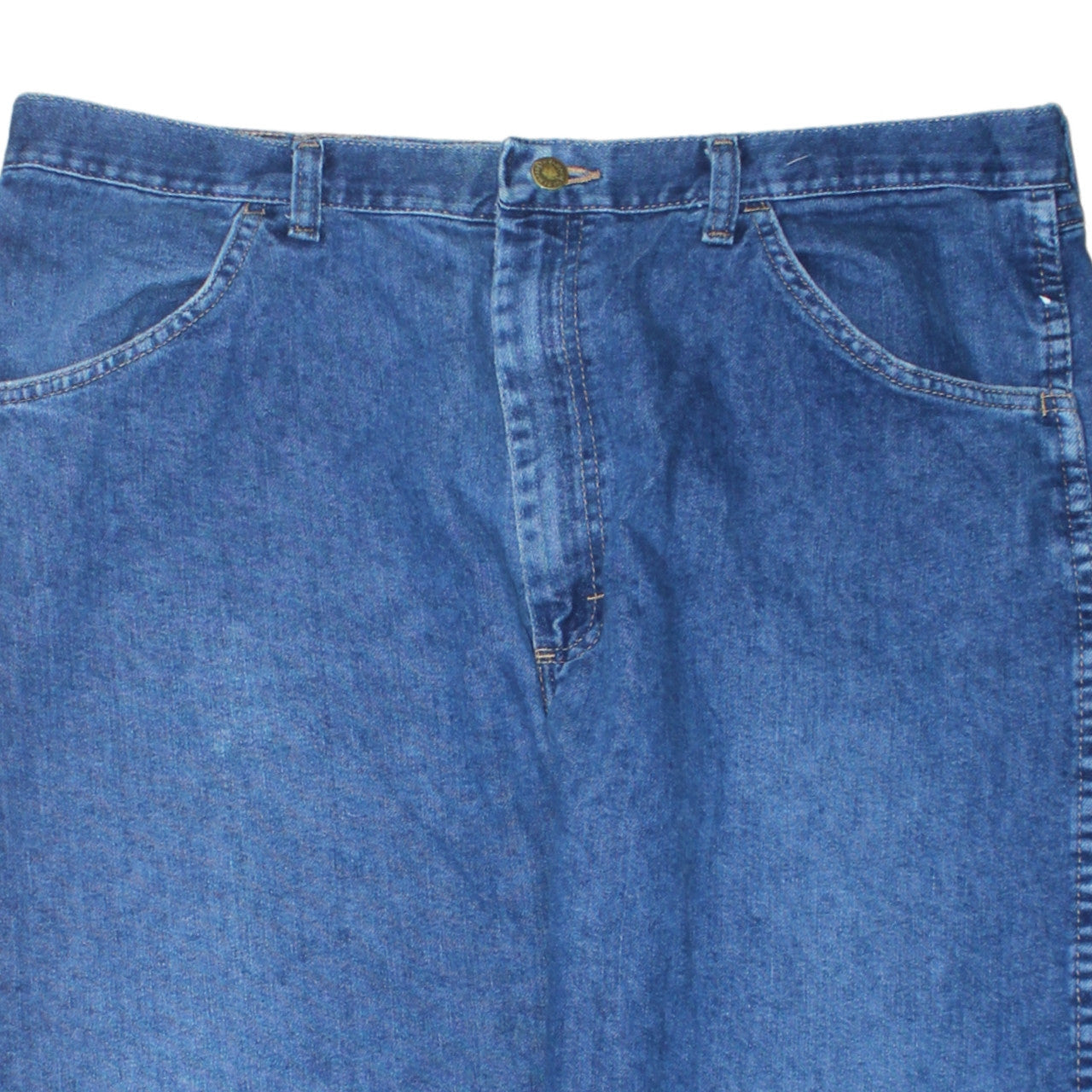 Wrangler Men's Blue Regular Fit Straight Denim Jeans 38W 30L