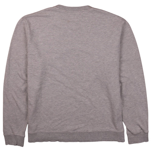 Champion Mens Grey XL Pullover Crew Neck Embroidered Sweatshirt