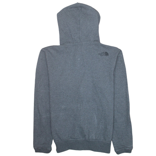The North Face Mens Grey Full Zip Hoodie Size S Outdoor Fleece
