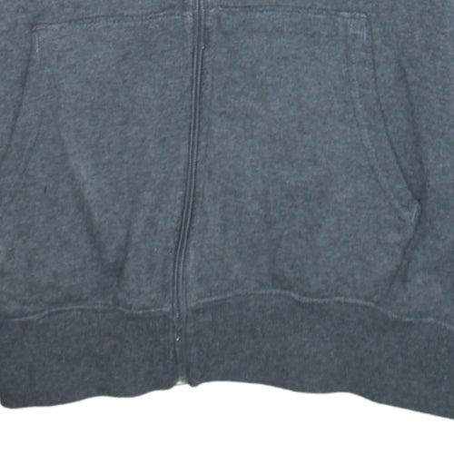 The North Face Mens Grey Full Zip Hoodie Size S Outdoor Fleece